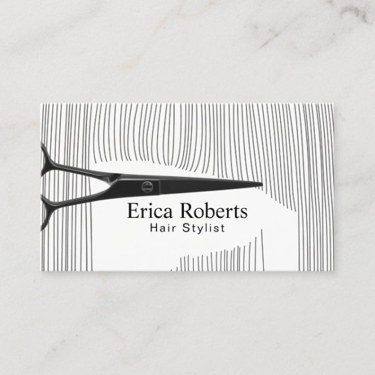 Hair Stylist Hairdresser Haarstylist Professional Visitekaartje (Voorkant)