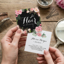 Hair Stylist Hairdresser Scissors Floral Wrapping