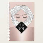 Hair Stylist Hand Drawn Beauty Salon Appointment Planner (Voorkant)