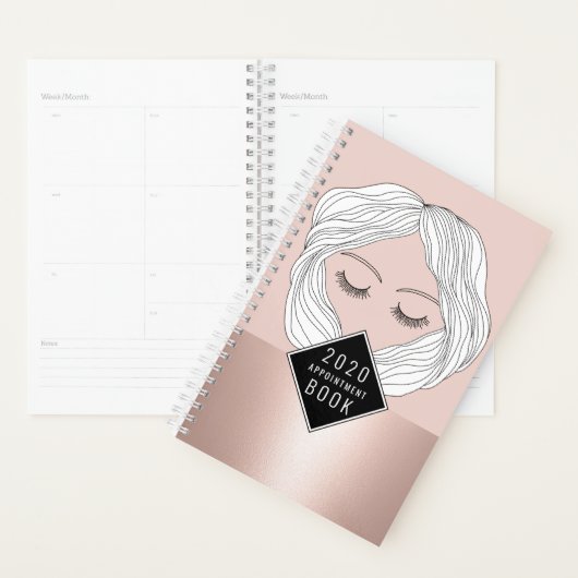 Hair Stylist Hand Drawn Beauty Salon Appointment Planner (Display)