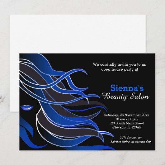 Hair Stylist Kaart (Voorkant / Achterkant)