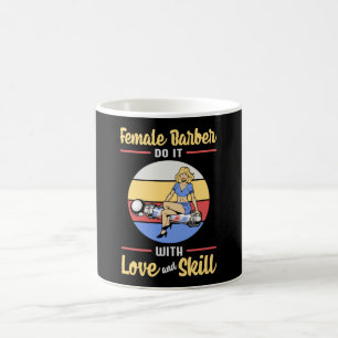 Hair Stylist Kapper Kapper Vrouw Liefde Gift Koffiemok