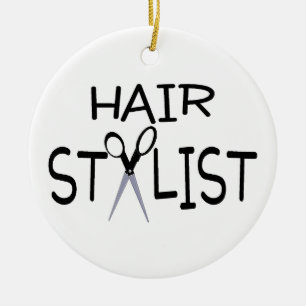 Hair Stylist Keramisch Ornament