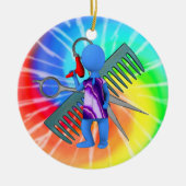 Hair Stylist Keramisch Ornament (Voorkant)