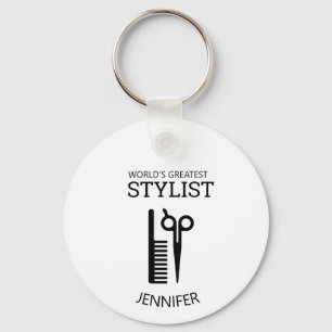 Hair Stylist Keyring Sleutelhanger