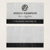 Hair Stylist Logo | Moderne stijl Visitekaartje (Voorkant /achterkant)