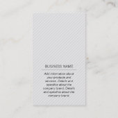 Hair Stylist Logo | Schoonheidscosmetica voor vrou Visitekaartje (Achterkant)