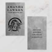 Hair Stylist Logo Visitekaartje (Voorkant / Achterkant)