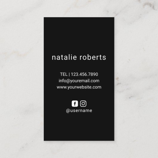 Hair Stylist Luxury Diamond Scissor Beauty Salon Visitekaartje (Achterkant)