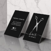 Hair Stylist Luxury Diamond Scissor Beauty Salon Visitekaartje