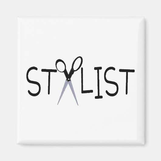 Hair Stylist Magneet (Voorkant)