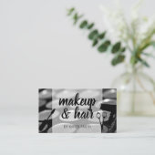 Hair Stylist | Makeup Artist Afsprakenkaartje (Staand voorkant)