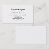 Hair Stylist Makeup Artist Professional Business Visitekaartje (Voorkant / Achterkant)