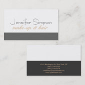 Hair Stylist Makeup Artist Professional Visitekaartje (Voorkant / Achterkant)