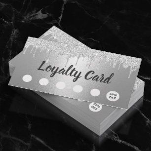 Hair Stylist Makeup Artist Silver maakt verlies Klantenkaartje