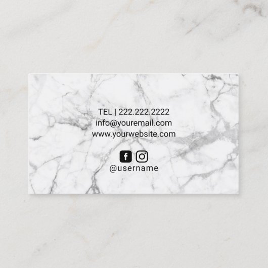 Hair Stylist Makeup Artist Trendy Gold en Paars Visitekaartje (Achterkant)