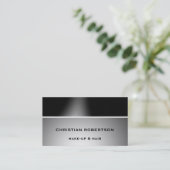 Hair Stylist Makeup Artist Visitekaartje (Staand voorkant)