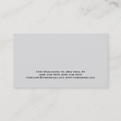 Hair Stylist Makeup Artist Visitekaartje (Achterkant)