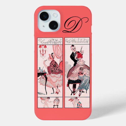 HAIR STYLIST, MODE BEAUTY SALON MAKE ARTIST Case-Mate iPhone CASE (Achterkant)