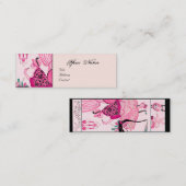 HAIR STYLIST, MODE BEAUTY SALON MAKE ARTIST MINI VISITEKAARTJE (Voorkant / Achterkant)