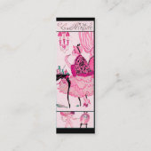 HAIR STYLIST, MODE BEAUTY SALON MAKE ARTIST MINI VISITEKAARTJE (Achterkant)