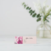 HAIR STYLIST, MODE BEAUTY SALON MAKE ARTIST MINI VISITEKAARTJE (Staand voorkant)