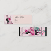 HAIR STYLIST, MODE BEAUTY SALON MAKE ARTIST MINI VISITEKAARTJE (Voorkant / Achterkant)