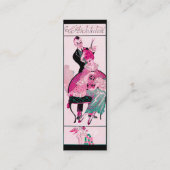 HAIR STYLIST, MODE BEAUTY SALON MAKE ARTIST MINI VISITEKAARTJE (Achterkant)