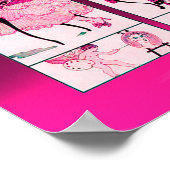 HAIR STYLIST, MODE BEAUTY SALON MAKE ARTIST POSTER (Hoek)