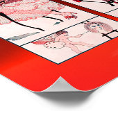 HAIR STYLIST, MODE BEAUTY SALON MAKE ARTIST POSTER (Hoek)