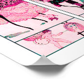 HAIR STYLIST, MODE BEAUTY SALON MAKE ARTIST POSTER (Hoek)