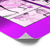 HAIR STYLIST, MODE BEAUTY SALON MAKE ARTIST POSTER (Hoek)