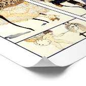 HAIR STYLIST, MODE BEAUTY SALON MAKE ARTIST POSTER (Hoek)