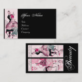 HAIR STYLIST, MODE BEAUTY SALON MAKE ARTIST VISITEKAARTJE (Voorkant / Achterkant)