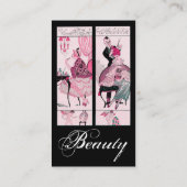 HAIR STYLIST, MODE BEAUTY SALON MAKE ARTIST VISITEKAARTJE (Achterkant)