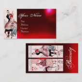 HAIR STYLIST, MODE BEAUTY SALON MAKE ARTIST VISITEKAARTJE (Voorkant / Achterkant)