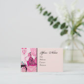 HAIR STYLIST, MODE BEAUTY SALON MAKE ARTIST VISITEKAARTJE (Staand voorkant)