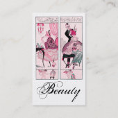 HAIR STYLIST, MODE BEAUTY SALON MAKE ARTIST VISITEKAARTJE (Achterkant)