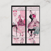 HAIR STYLIST, MODE BEAUTY SALON MAKE ARTIST VISITEKAARTJE (Achterkant)