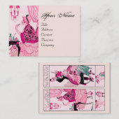 HAIR STYLIST, MODE BEAUTY SALON MAKE ARTIST VISITEKAARTJE (Voorkant / Achterkant)