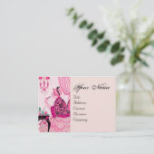 HAIR STYLIST, MODE BEAUTY SALON MAKE ARTIST VISITEKAARTJE (Staand voorkant)