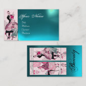 HAIR STYLIST, MODE BEAUTY SALON MAKE ARTIST VISITEKAARTJE (Voorkant / Achterkant)