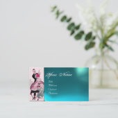 HAIR STYLIST, MODE BEAUTY SALON MAKE ARTIST VISITEKAARTJE (Staand voorkant)