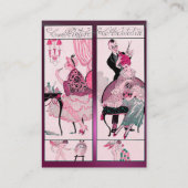 HAIR STYLIST, MODE BEAUTY SALON MAKE ARTIST VISITEKAARTJE (Achterkant)