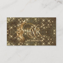 Hair stylist modern goudtypografie haarverlenging