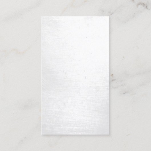 Hair Stylist Modern Script Monogram Visitekaartje (Achterkant)