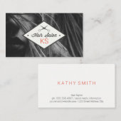 Hair Stylist | Moderne lijst met stijlen Visitekaartje (Voorkant / Achterkant)