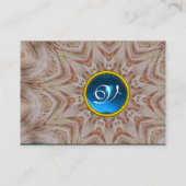 HAIR STYLIST-monogram, antiek roze rood wit Visitekaartje (Achterkant)