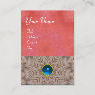 HAIR STYLIST-monogram, antiek roze rood wit Visitekaartje