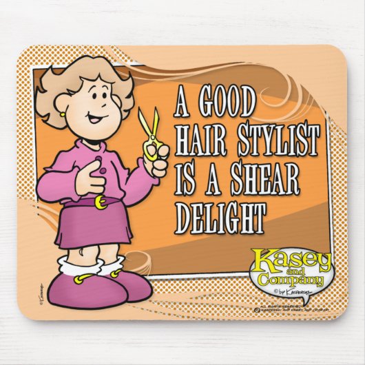 Hair Stylist Muismat (Voorkant)
